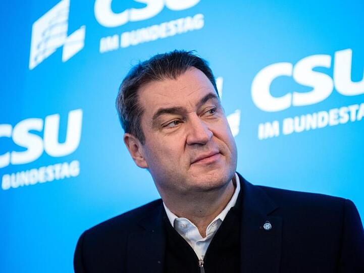 Markus Söder beim Auftakt der Winterklausur der CSU-Landesgruppe im Kloster Seeon.