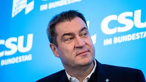 Markus Söder beim Auftakt der Winterklausur der CSU-Landesgruppe im Kloster Seeon.