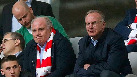 Äußerten nach dem WM-Aus scharfe Kritik an Mesut Özil: Uli Hoeneß und Karl-Heinz Rummenigge