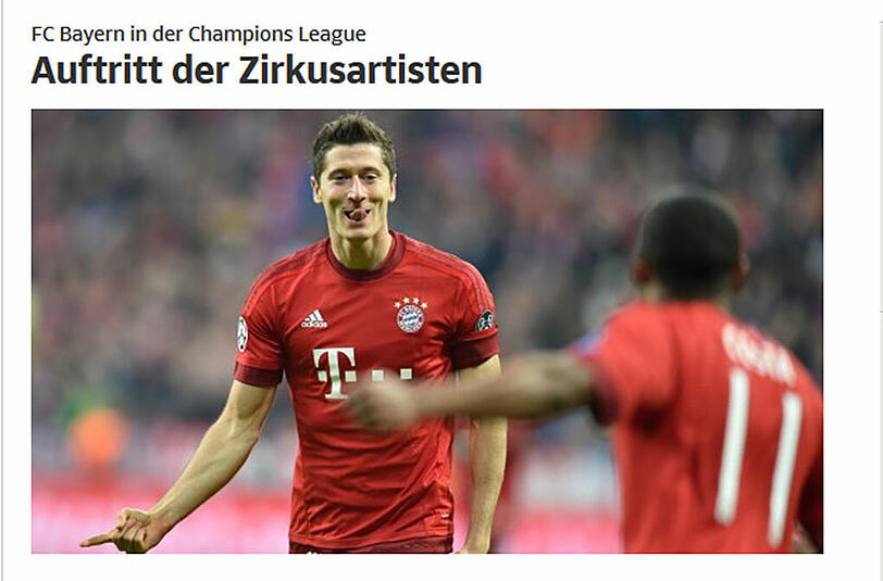 Von "Zirkusartisten" schreibt "sueddeutsche.de".