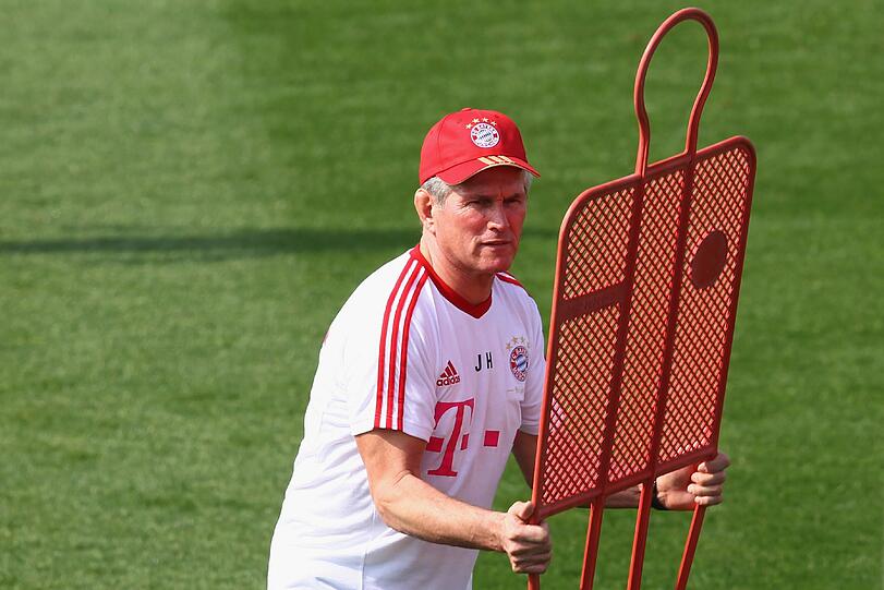 Alles fest im Griff: Bayern-Trainer Jupp Heynckes.