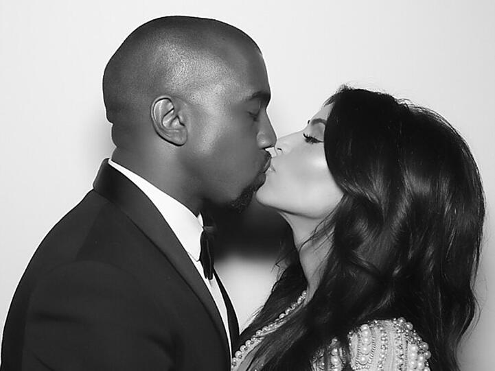 Das frisch vermählte Paar "Kimye"