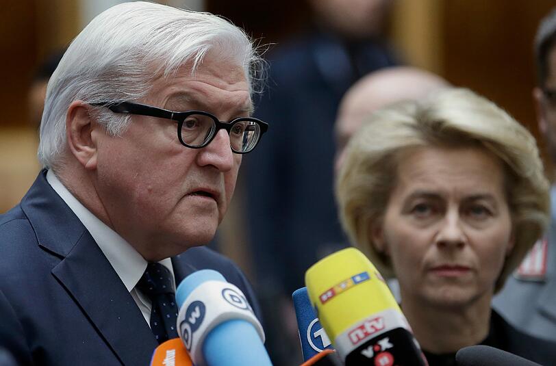 Außenminister Frank-Walter Steinmeier und Verteidigungsministerin Ursula von der Leyen am Mittwoch in Berlin
