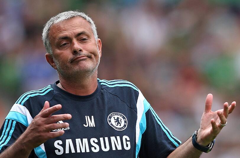 Für José Mourinho gab's gegen Bremen nix zu lachen. Die Schuld sucht er wieder einmal woanders.