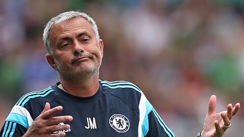 Für José Mourinho gab's gegen Bremen nix zu lachen. Die Schuld sucht er wieder einmal woanders.