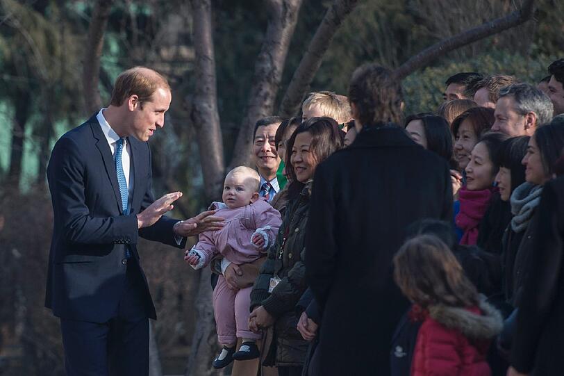 Prinz William bei seinem Besuch in China