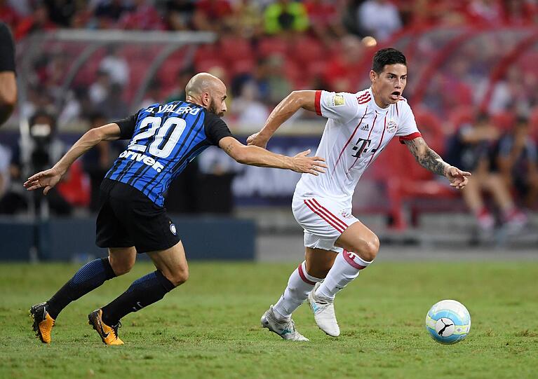 Weitere Bilder vom Test des FC Bayern gegen Inter Mailand.