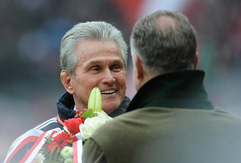 Der Bayern-Coach nach seinem Jubiläumsspiel: "Die Mannschaft hat das gut gemacht und schöne Tore geschossen."