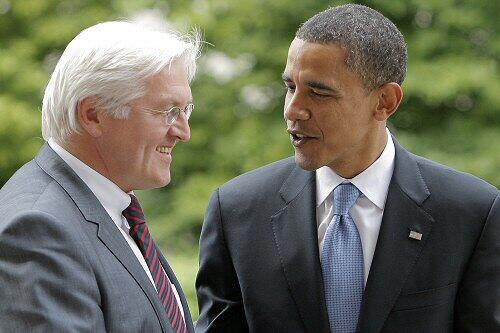 Frank-Walter Steinmeier und Barack Obama