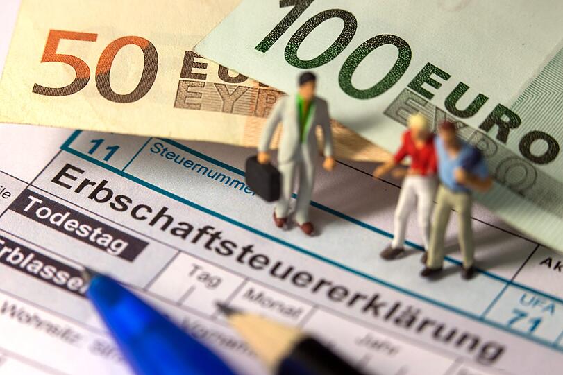 Beim Erbe will natürlich auch der Staat abkassieren.