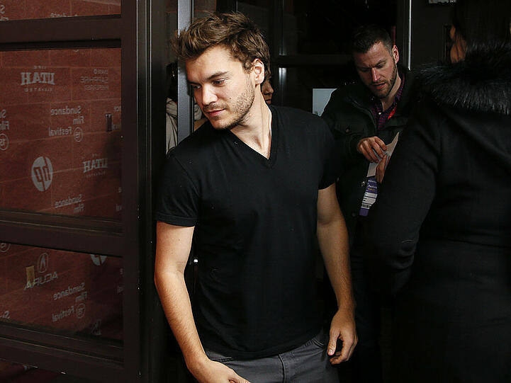 Emile Hirsch hinter den Kulissen des Sundance Film Festivals im Januar 2015