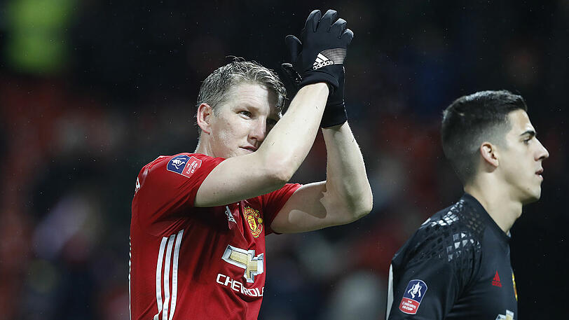Zuletzt selten im Einsatz aber bei den United-Fans sehr beliebt: Bastian Schweinsteiger.