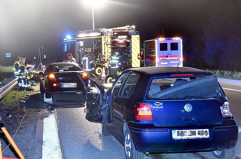 Am Freitagabend starb eine Frau nach einem Unfall auf der A92. Die Bilder.