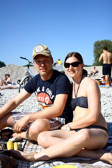 Mais, Sebastian und Kerstin.