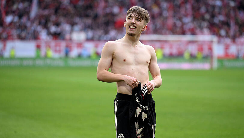 Siegtor in Freiburg: Bayern-Youngster Lennart Karl.
