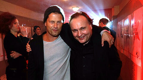 Til Schweiger mit AZ-Verleger Martin Balle beim AZ-Sternefest im Lustspielhaus.