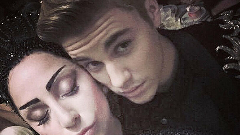Lady Gaga und Justin Bieber auf der Met Gala in New York Lady Gaga und Justin Bieber auf der Met Gala in New York