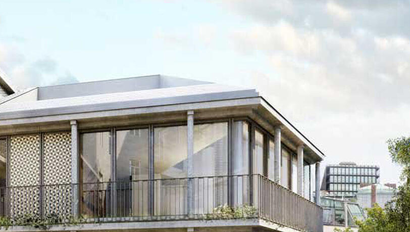 Die Bewohner der 24 luxuriösen Appartements können dem Lärm der Straßen entfliehen, wenn sie in den Hinterhof schauen. Die Bewohner der 24 luxuriösen Appartements können dem Lärm der Straßen entfliehen, wenn sie in den Hinterhof schauen.