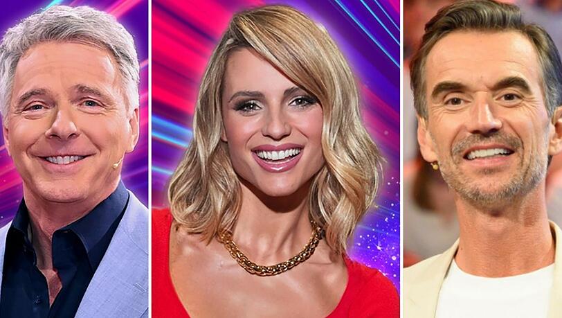 Jörg Pilawa und Michelle Hunziker führten durch die "Guinness"-Show und Florian Silbereisen (r.) moderierte die "Maus-Show".