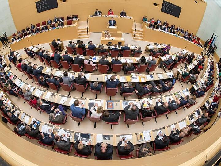 Der bayerische Landtag in München. Foto: Peter Kneffel
