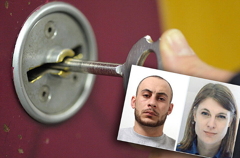 Zwei Fahndungsfotos der Kantonspolizei Zürich zeigen Hassan Kiko und Angela Magdici. Die Flucht einer Gefängniswärterin mit einem inhaftierten Sexualstraftäter erregt in der Schweiz Aufsehen.