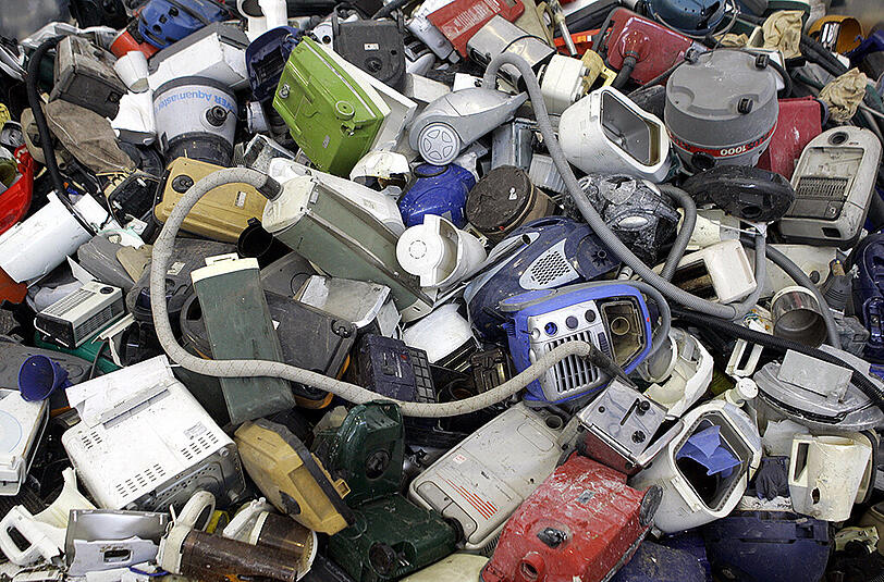 Alte Elektrogeräte.
