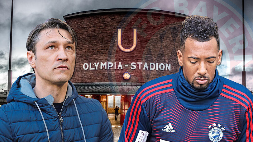 Sie kehren am Samstag zum Pokalfinale in ihre Heimatstadt Berlin zurück &ndash; wird es ihre letzte Dienstreise mit dem FC Bayern? Trainer Niko Kovac (l.) und Abwehrstar Jérôme Boateng.