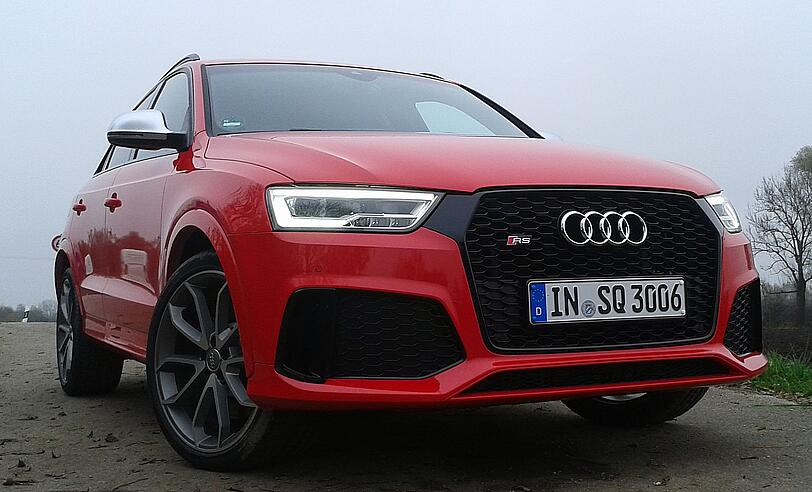 Das sportliche Top-Modell der gerade aufgefrischten Q3-Baureihe: der RS mit jetzt 340 PS.