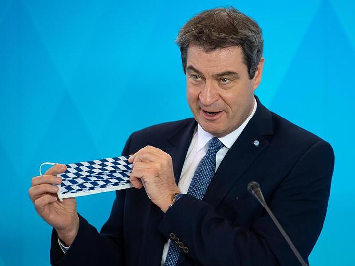 Söder sagte, man bewege sich noch immer auf einem "schmalen Grat" bei der Eindämmung der Pandemie. (Symbolbild)