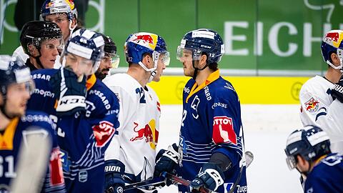 "Hassliebe": Ben Smith (EHC, l.) und Zugs Yannick Zehnder.