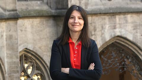 "In München wird man nie so viel neu bauen können, dass man darüber den Markt bremsen kann": Anne Hübner dieser Tage auf einem Rathaus-Balkon.