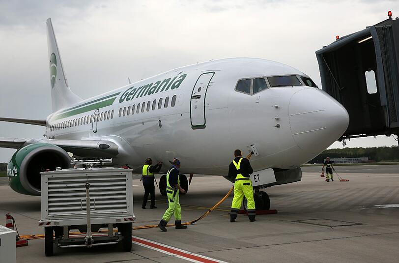 Druckabfall im germania-Flieger (Archivbild)