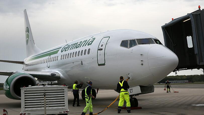 Druckabfall im germania-Flieger (Archivbild) Druckabfall im germania-Flieger (Archivbild)