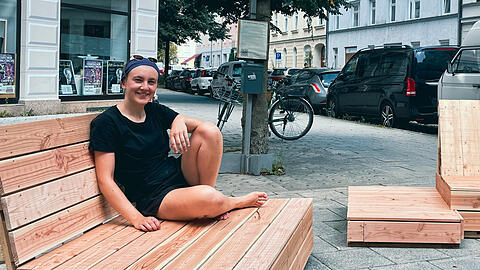 Elisa Maschmeier hatte die Idee für eine Sommerterrasse, lange bevor sie im Stadtrat beschlossen wurden.
