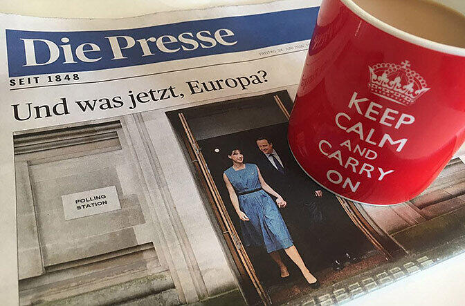 Aber nichts desto Trotz: Keep calm and carry on! Ruhig bleiben und weiter machen!