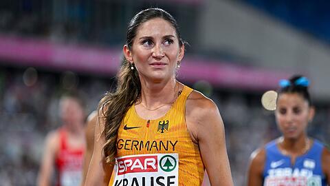 Gesa Krause gewann zum dritten Mal EM-Gold &uuml;ber 3.000 Meter Hindernis.
