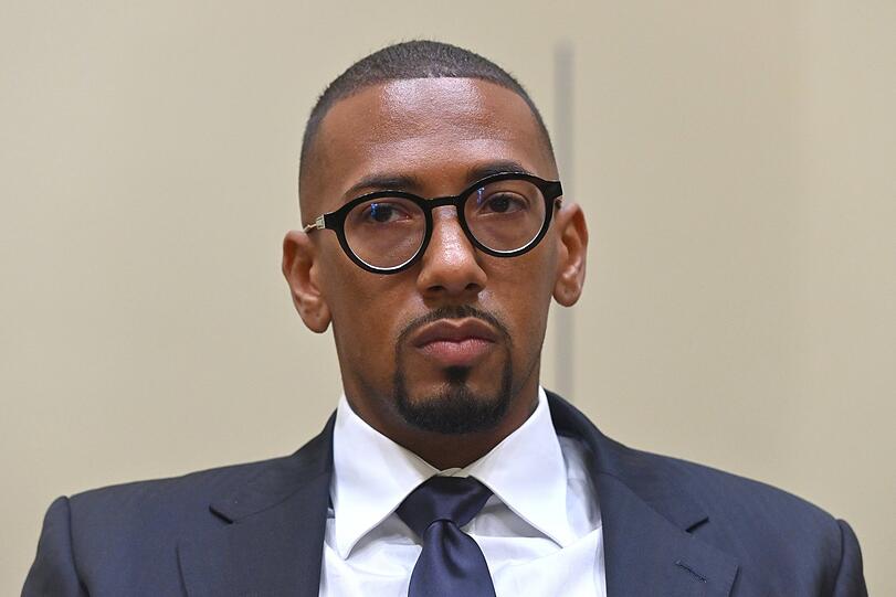 Jérôme Boateng beim Prozess im Oktober 2022 vor dem Landgericht. Zum Revisionsprozess am Donnerstag ist er nicht erschienen.