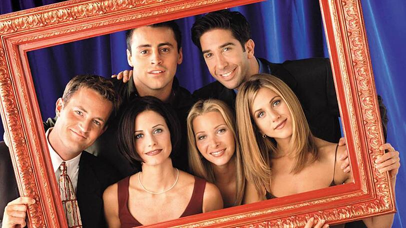 Die "Friends": Matthew Perry (v.l.), Courteney Cox, Matt LeBlanc, Lisa Kudrow, David Schwimmer und Jennifer Aniston