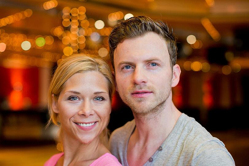 Schauspielerin Tanja Szewczenko und Profitänzer Willi Gabalier