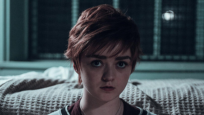 "Game of Thrones"-Star Maisie Williams spielt eine der jungen Mutanten, die gegen ihren Willen festgehalten wird. "Game of Thrones"-Star Maisie Williams spielt eine der jungen Mutanten, die gegen ihren Willen festgehalten wird.