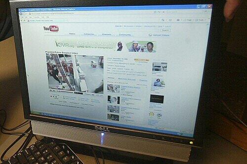 Youtube am Bildschirm