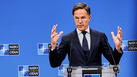 Nato-Chef Rutte warnt vor russischen Atomwaffen im Weltall, die Satelliten abschießen könnten. (Archivbild)