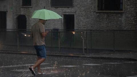 Angekündigt wurden bis zu 50 Liter Regen pro Quadratmeter.