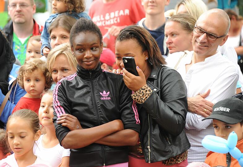 Sportliches Programm: das Promenadefest in Riem. Hier sind die schönsten Bilder.