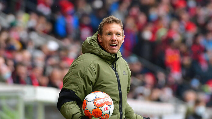 Julian Nagelsmann wollte in Freiburg Marcel Sabitzer für Kingsley Coman einwechseln, dabei kam es zu einem kuriosen Zwischenfall.