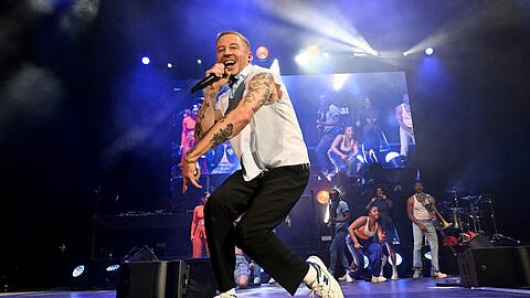 Ben Haggerty alias Macklemore begeistert die Olympiahalle.