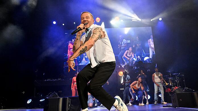 Ben Haggerty alias Macklemore begeistert die Olympiahalle.
