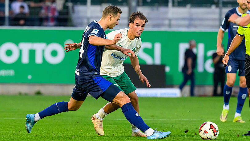 Verursachte den Strafstoß: Dennis Dressel. Verursachte den Strafstoß: Dennis Dressel.