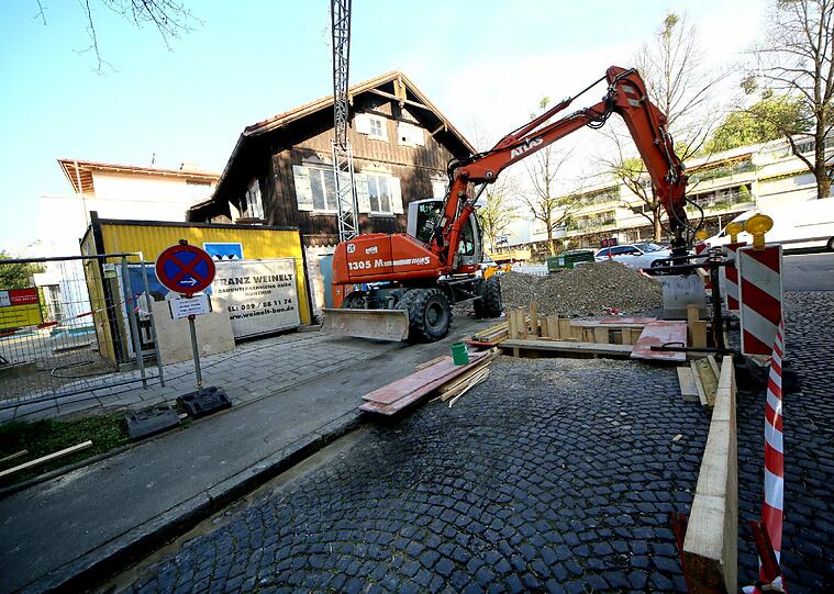 Das denkmalgeschützte Jägerhäusl wird derzeit wieder hergerichtet.