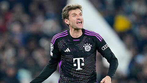 Thomas Müller blieb nach der Bayern-Niederlage in Rom diesmal ganz ruhig im Interview